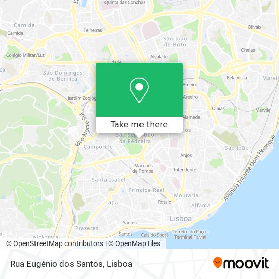 Rua Eugénio dos Santos map