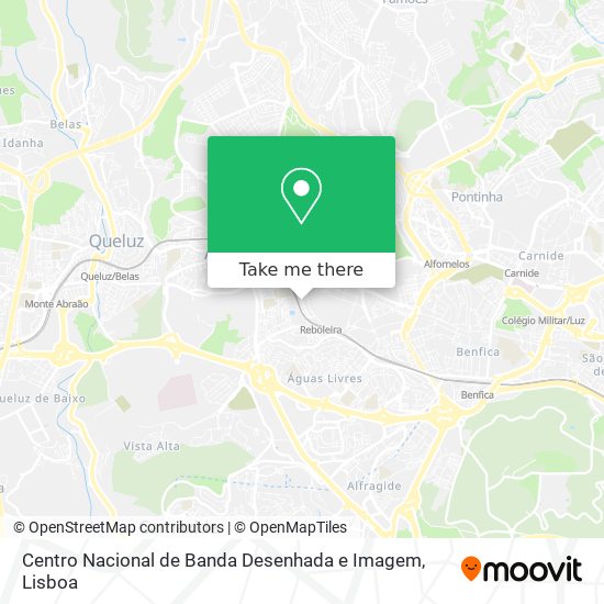 Centro Nacional de Banda Desenhada  e Imagem map