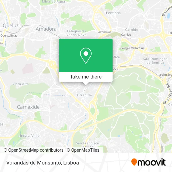 Varandas de Monsanto map