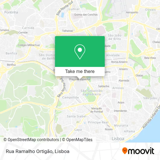 Rua Ramalho Ortigão map