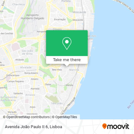 Avenida João Paulo II 6 map