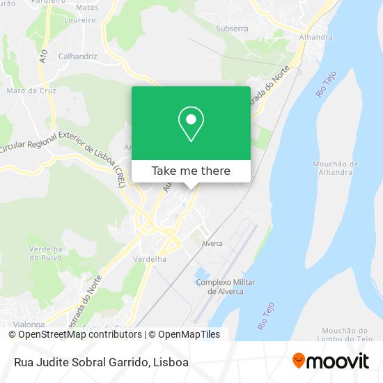 Rua Judite Sobral Garrido mapa