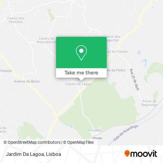 Jardim Da Lagoa mapa