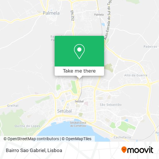 Bairro Sao Gabriel mapa