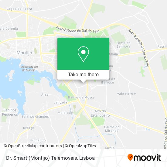 Dr. Smart (Montijo) Telemoveis mapa