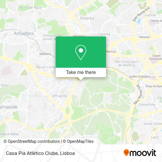 Casa Pia Atlético Clube map