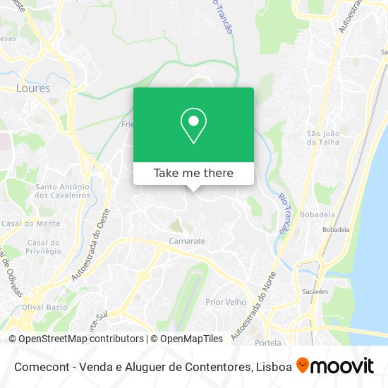 Comecont - Venda e Aluguer de Contentores map