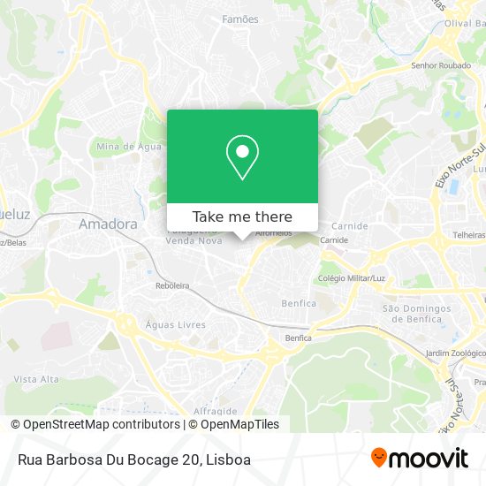 Rua Barbosa Du Bocage 20 map