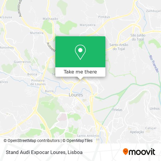 Stand Audi Expocar Loures mapa