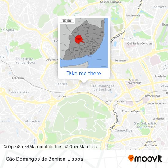 São Domingos de Benfica map