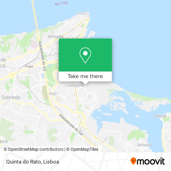 Quinta do Rato mapa
