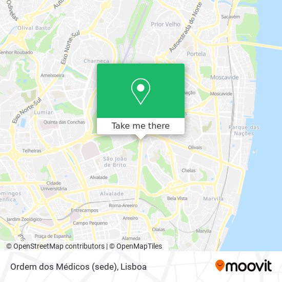 Ordem dos Médicos (sede) map