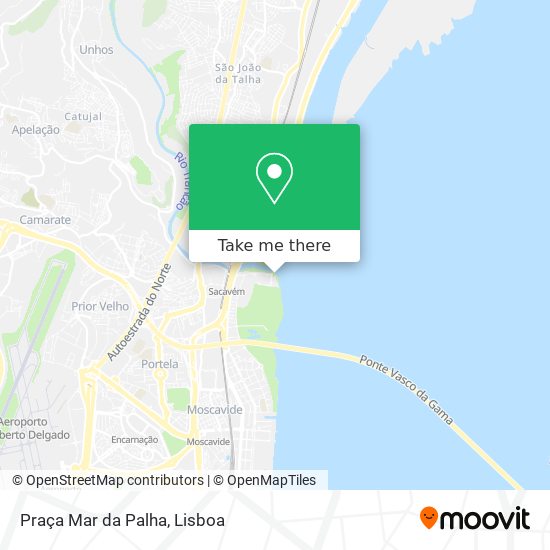 Praça Mar da Palha map