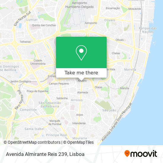 Avenida Almirante Reis 239 map