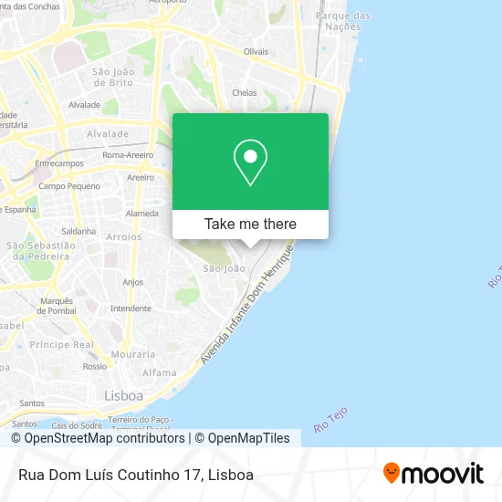 Rua Dom Luís Coutinho 17 map