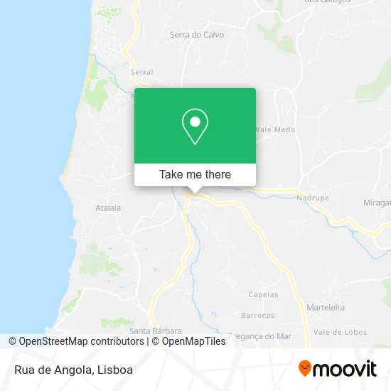 Rua de Angola map