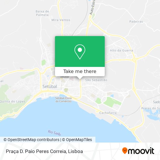 Praça D. Paio Peres Correia map