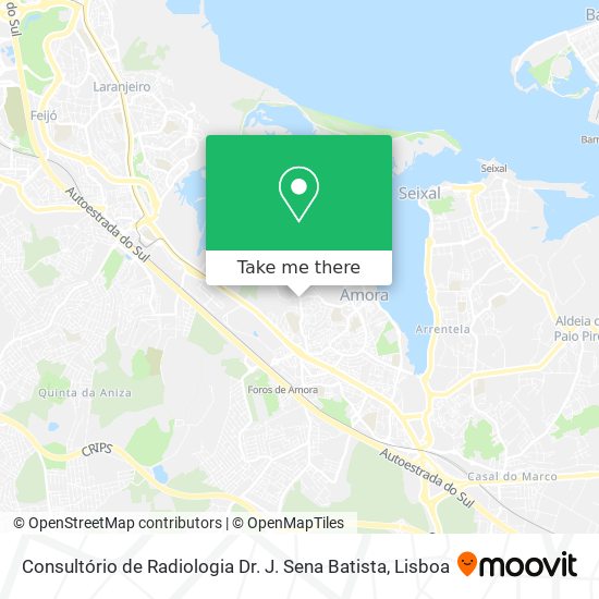 Consultório de Radiologia Dr. J. Sena Batista map