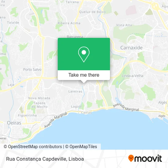 Rua Constança Capdeville map