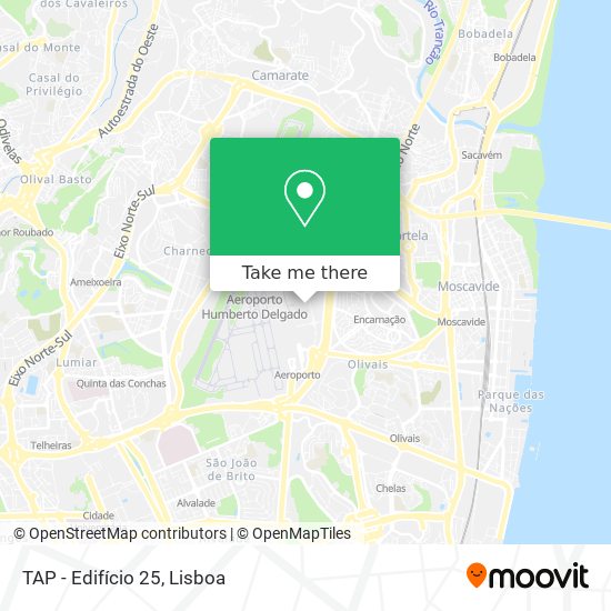 TAP - Edifício 25 map