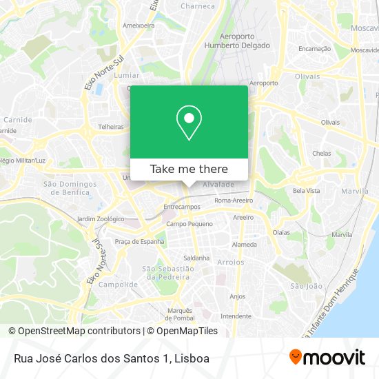 Rua José Carlos dos Santos 1 map