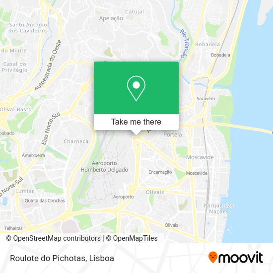 Roulote do Pichotas map