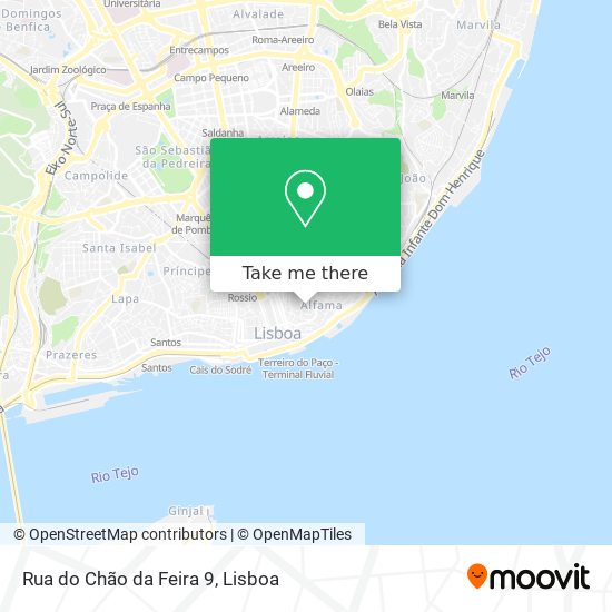 Rua do Chão da Feira 9 map