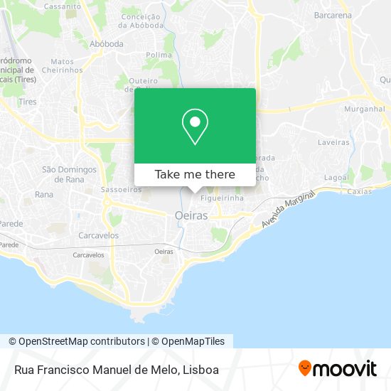 Rua Francisco Manuel de Melo map