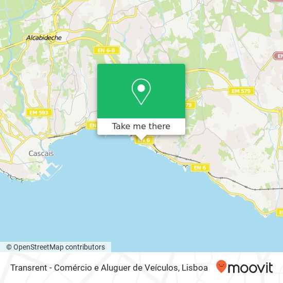 Transrent - Comércio e Aluguer de Veículos mapa