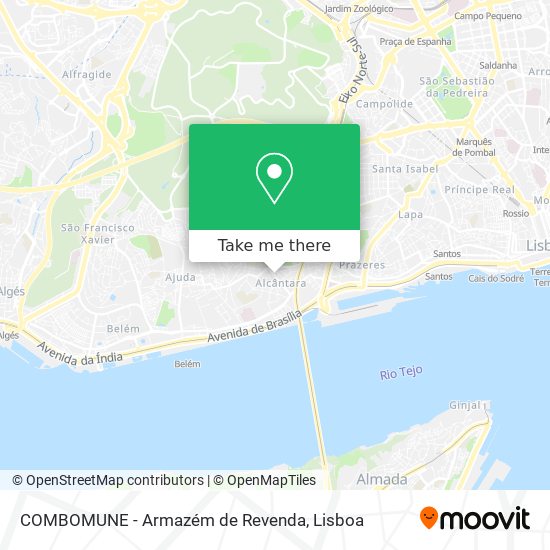 COMBOMUNE - Armazém de Revenda map