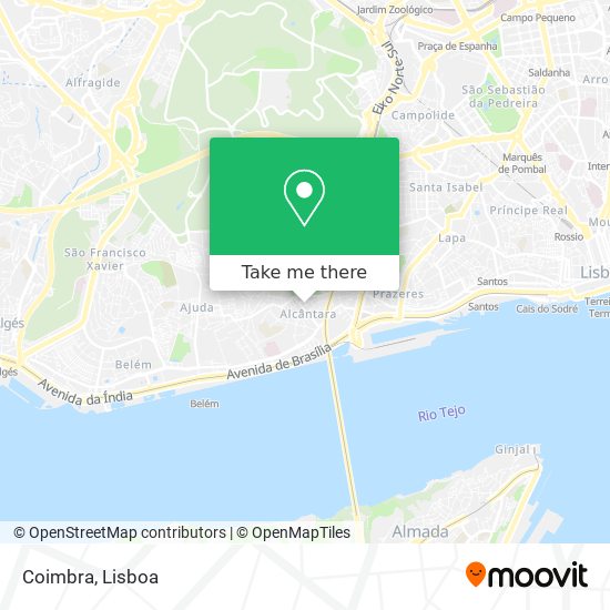 Coimbra map