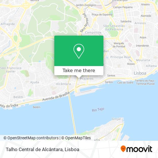 Talho Central de Alcântara map