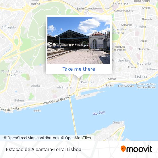 Estação de Alcântara-Terra map