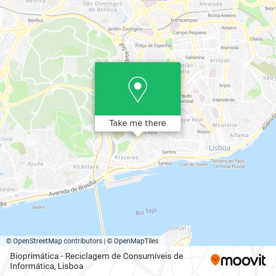 Bioprimática - Reciclagem de Consumíveis de Informática mapa