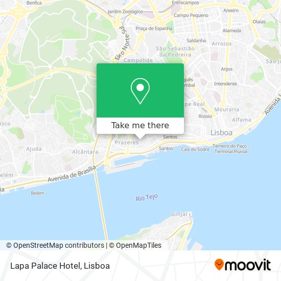 Lapa Palace Hotel map