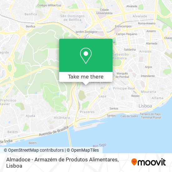 Almadoce - Armazém de Produtos Alimentares map
