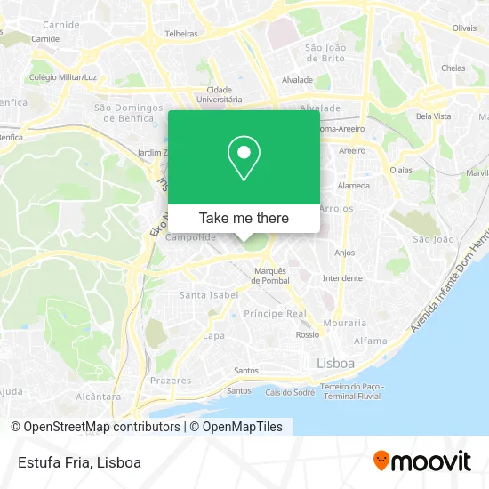 Estufa Fria map