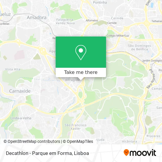 Decathlon - Parque em Forma map