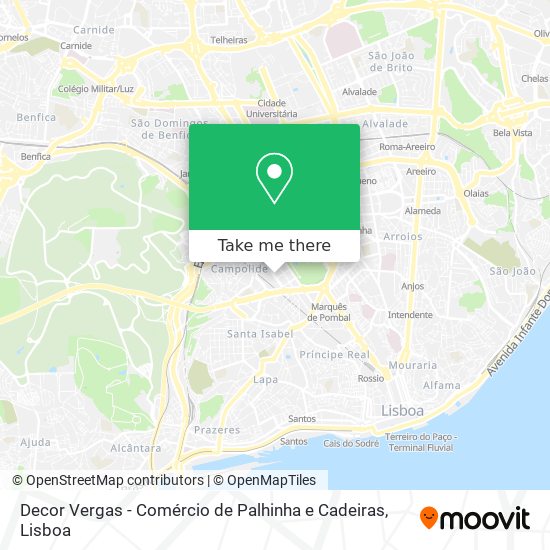 Decor Vergas - Comércio de Palhinha e Cadeiras map