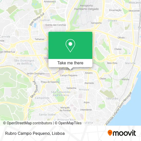 Rubro Campo Pequeno map