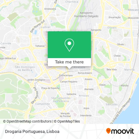 Drogaria Portuguesa mapa