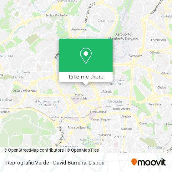 Reprografia Verde - David Barreira map