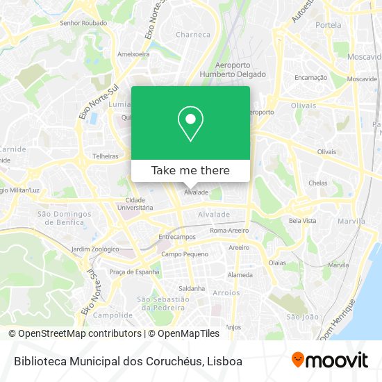 Biblioteca Municipal dos Coruchéus map