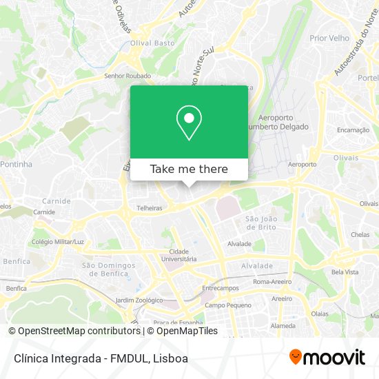 Clínica Integrada - FMDUL map