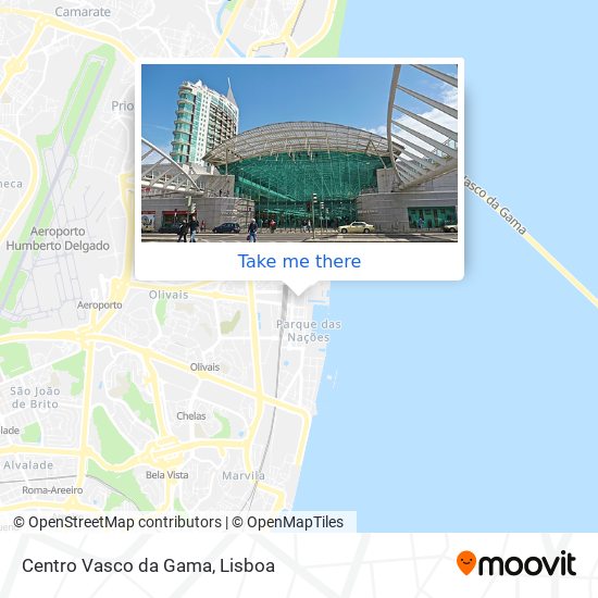 Centro Vasco da Gama map
