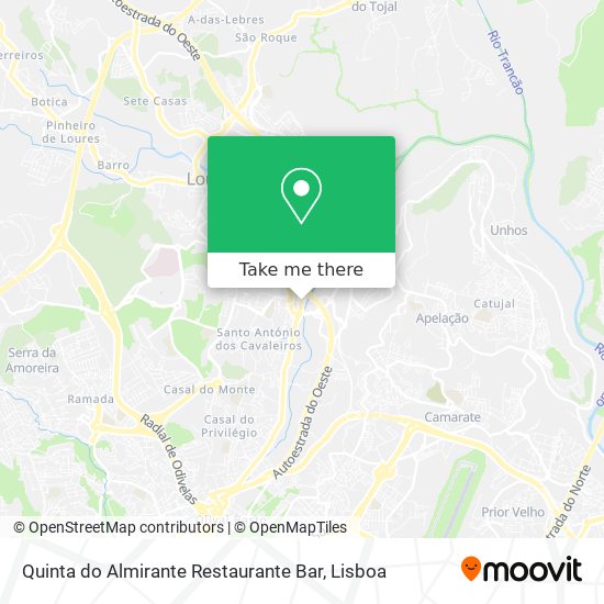 Quinta do Almirante Restaurante Bar map