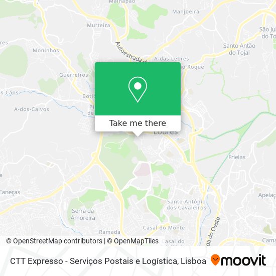 CTT Expresso - Serviços Postais e Logística mapa