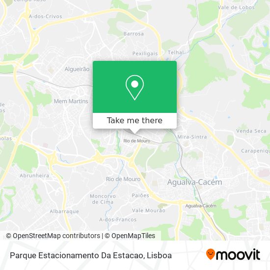 Parque Estacionamento Da Estacao map