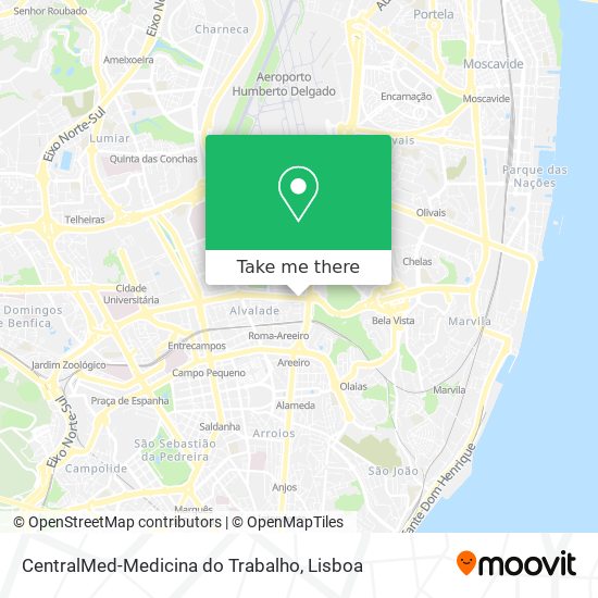 CentralMed-Medicina do Trabalho map