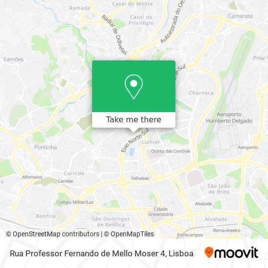 Rua Professor Fernando de Mello Moser 4 map